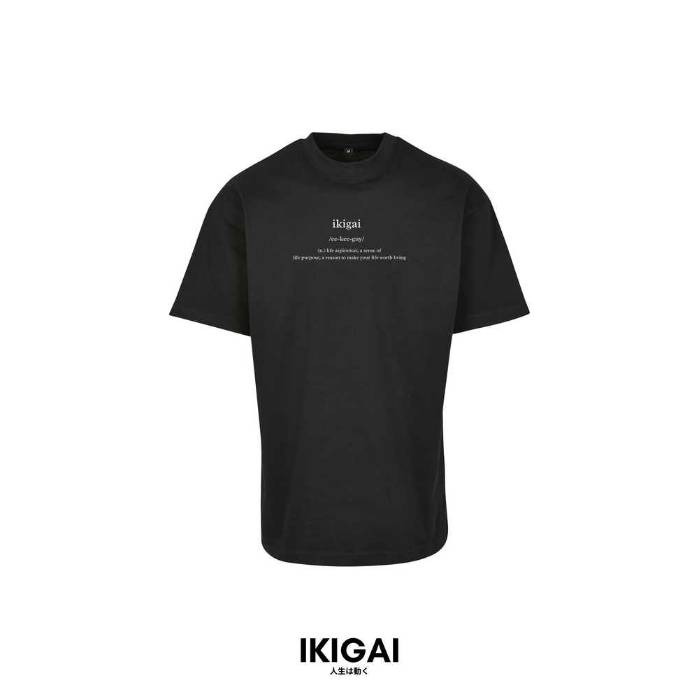 IKIGAI MOVEMENT Tee (Black White Logo)