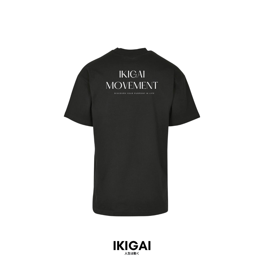 IKIGAI MOVEMENT Tee (Black White Logo)